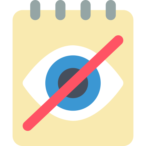 kladblok Basic Miscellany Flat icoon