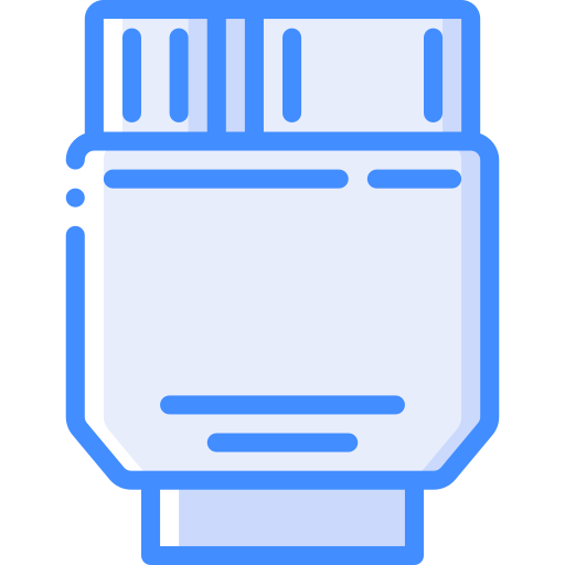 マイクロusb Basic Miscellany Blue icon