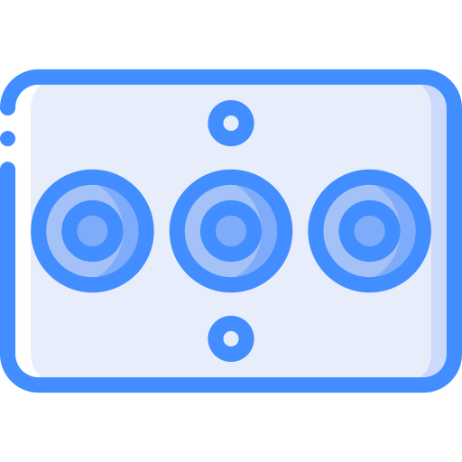 rca 케이블 Basic Miscellany Blue icon