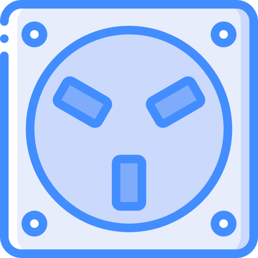 steckdose Basic Miscellany Blue icon