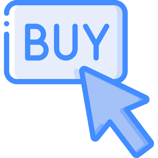 botão de compra Basic Miscellany Blue Ícone