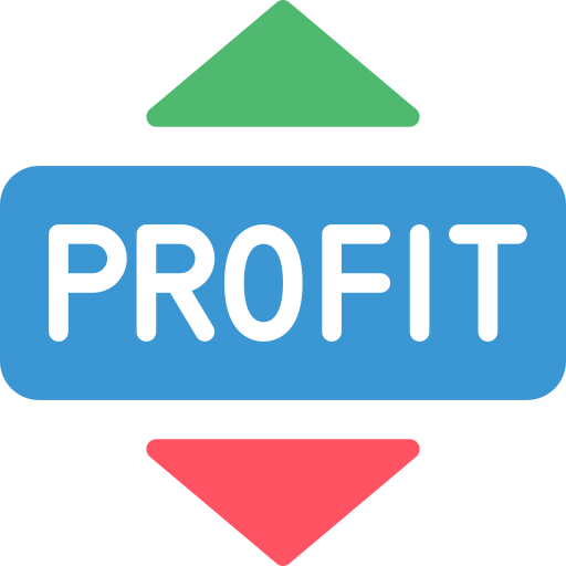 Profit Basic Miscellany Flat icon