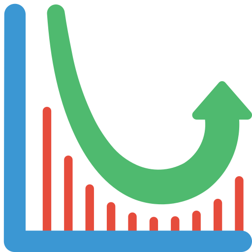 グラフ Basic Miscellany Flat icon