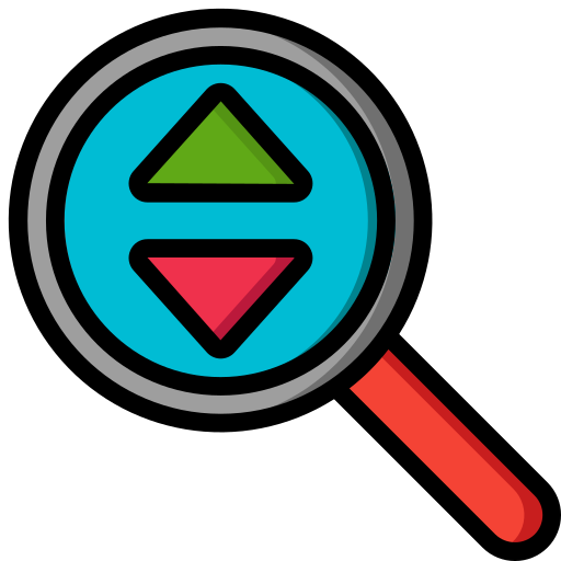 Magnifying glass Basic Miscellany Lineal Color icon