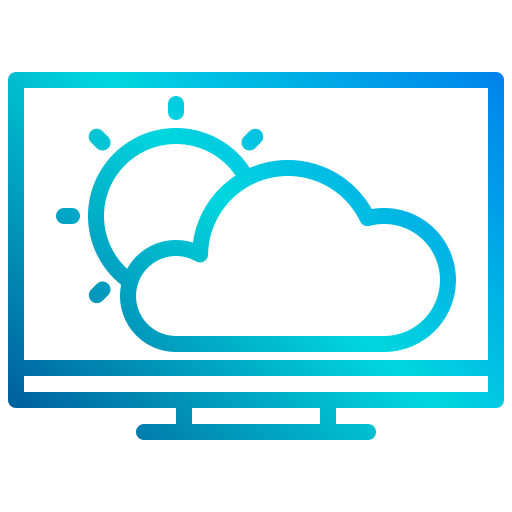 Television xnimrodx Lineal Gradient icon