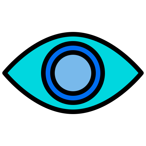 ojo xnimrodx Lineal Color icono