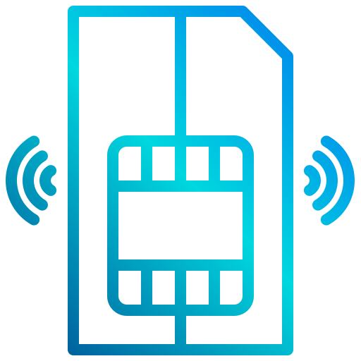 sim 카드 xnimrodx Lineal Gradient icon