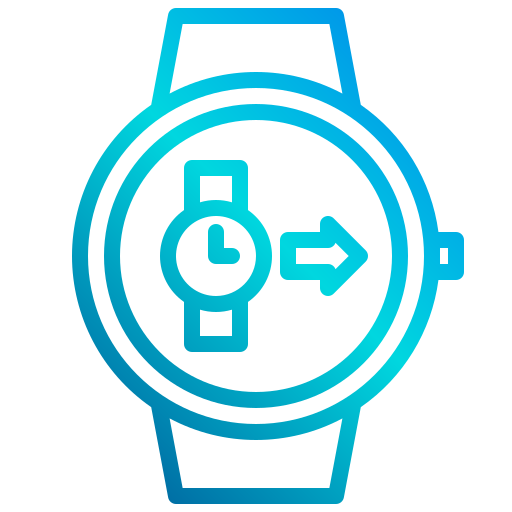 reloj xnimrodx Lineal Gradient icono