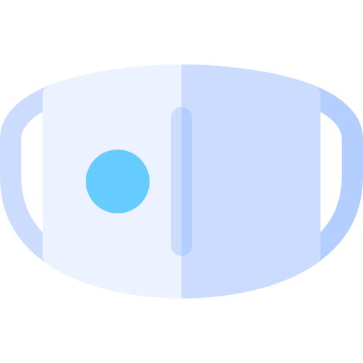 schwammmaske Basic Rounded Flat icon
