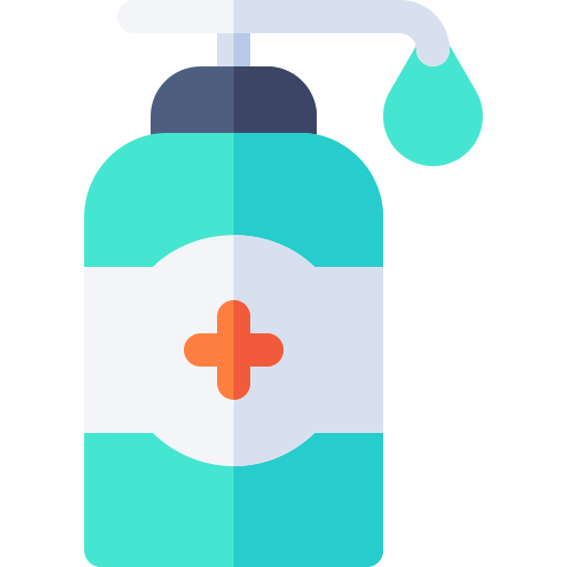 desinfektionsmittel Basic Rounded Flat icon