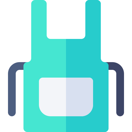 grembiule Basic Rounded Flat icona