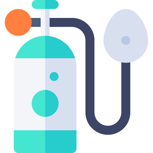 酸素タンク Basic Rounded Flat icon