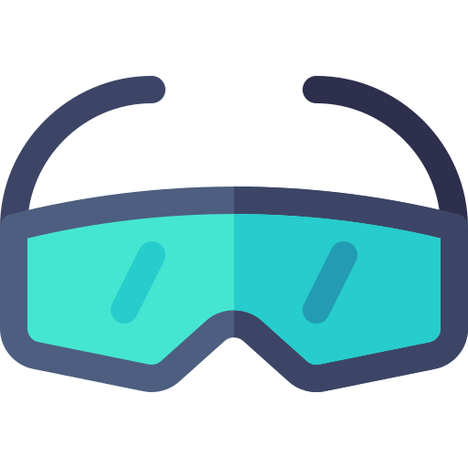 очки для плавания Basic Rounded Flat иконка