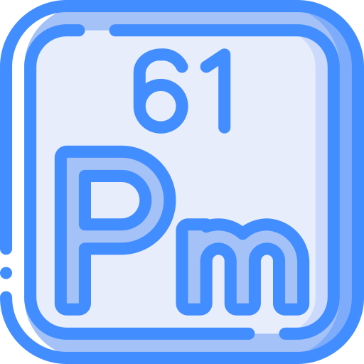 Chemical element Basic Miscellany Blue icon