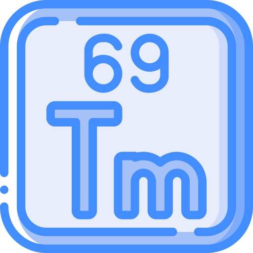 elemento químico Basic Miscellany Blue icono