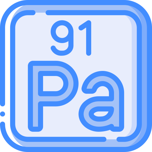 Chemical element Basic Miscellany Blue icon