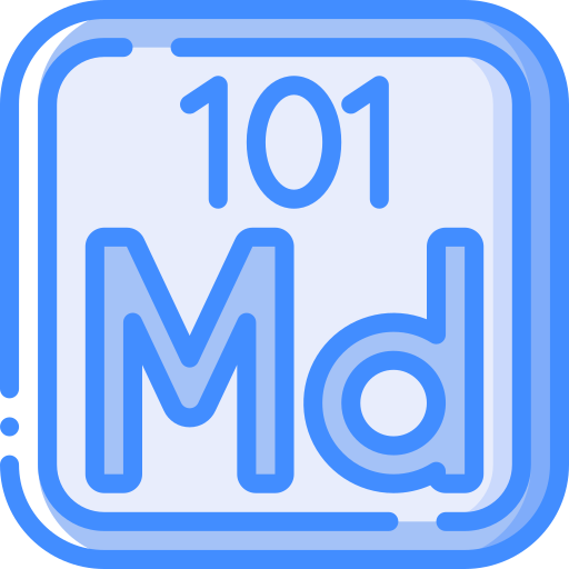 Chemical element Basic Miscellany Blue icon