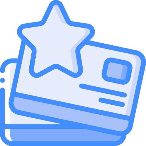 Cards Basic Miscellany Blue icon