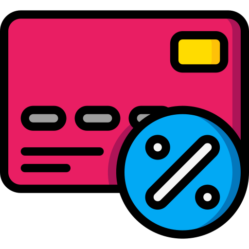 karta kredytowa Basic Miscellany Lineal Color ikona