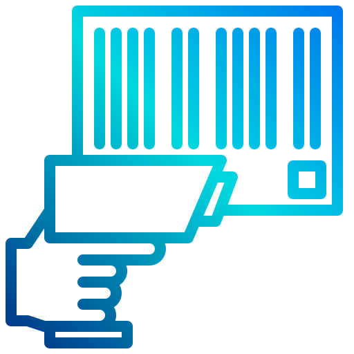 Barcode scan xnimrodx Lineal Gradient icon