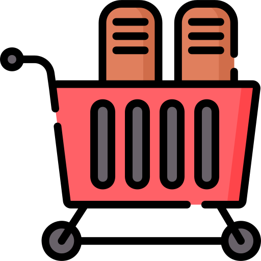 carrito de compras Special Lineal color icono