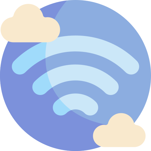 wifi Kawaii Flat icona