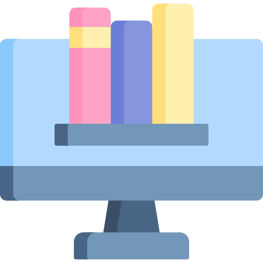 online bibliotheek Special Flat icoon