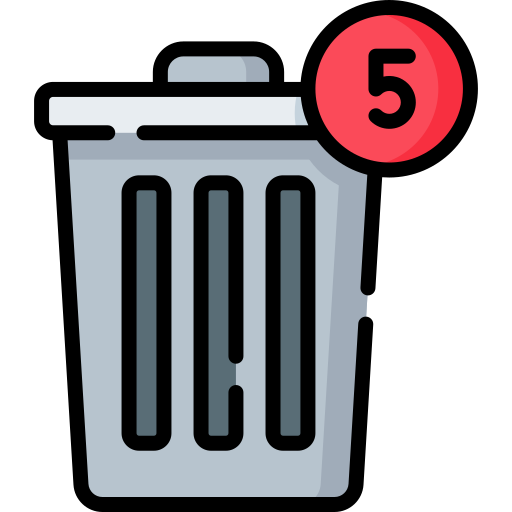 cestino dei rifiuti Special Lineal color icona