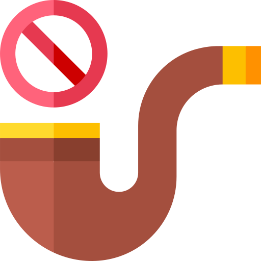 Pipe Basic Straight Flat icon