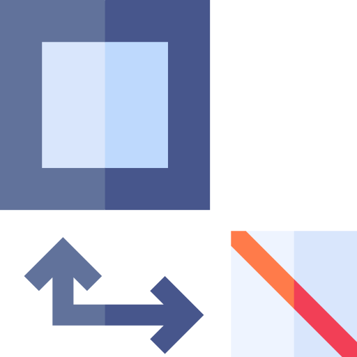 Swap Basic Straight Flat icon