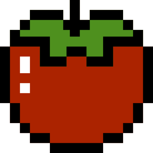 Tomato Pixel Linear color icon