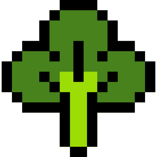 broccoli Pixel Linear color icoon