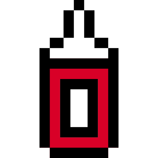 Ketchup Pixel Linear color icon