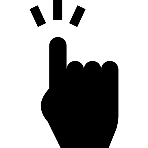 タップ Basic Straight Filled icon