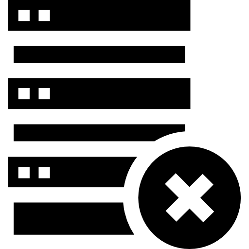 データベース Basic Straight Filled icon
