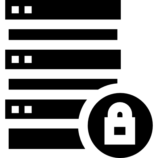 datenbank Basic Straight Filled icon