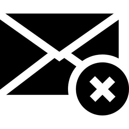 email Basic Straight Filled icon