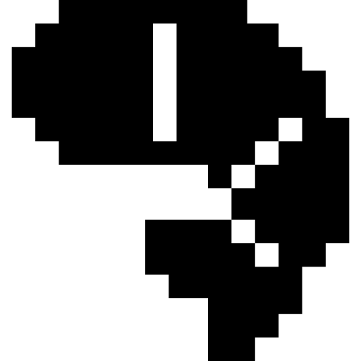 camarón Pixel Solid icono