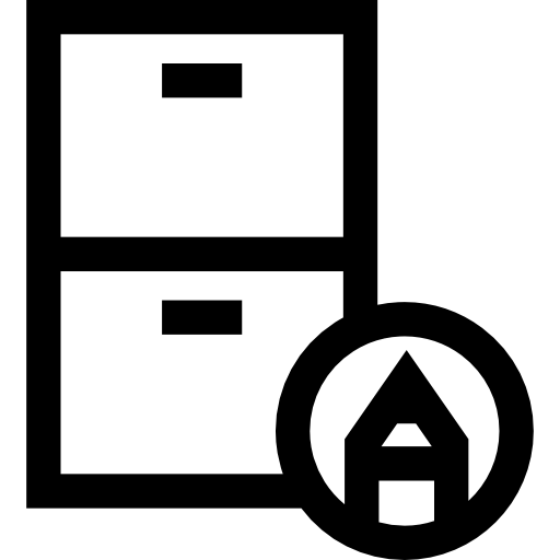 archiwum Basic Straight Lineal ikona