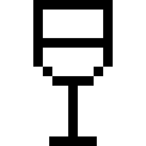 wino Pixel Outline ikona