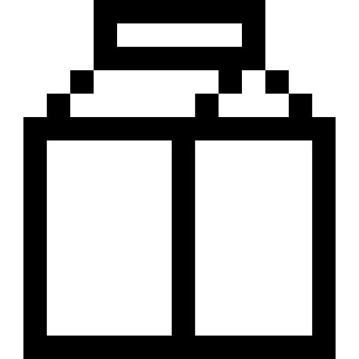 latte Pixel Outline icona