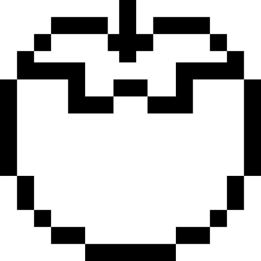 pomidor Pixel Outline ikona