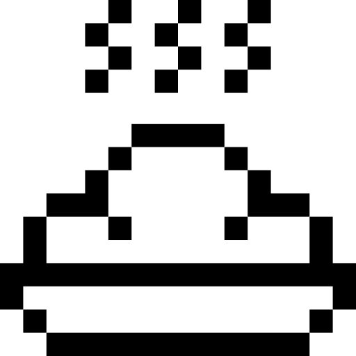 arroz Pixel Outline icono