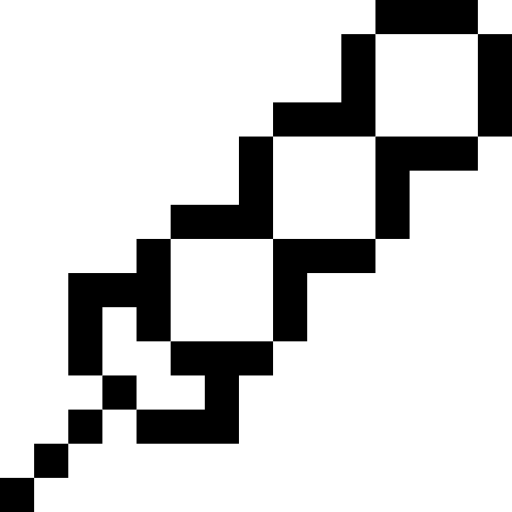 spiedo Pixel Outline icona