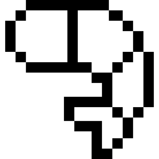 camarón Pixel Outline icono
