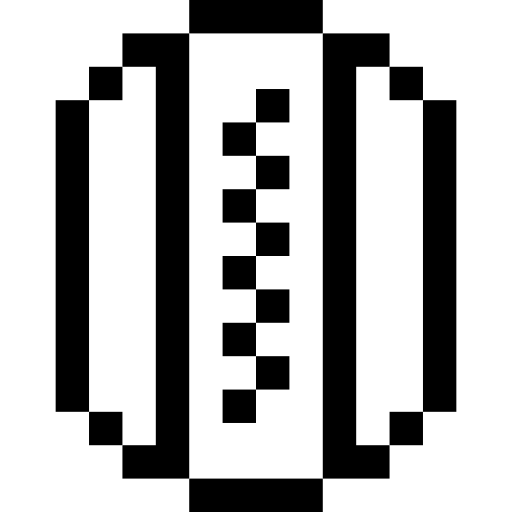Hot dog Pixel Outline icon