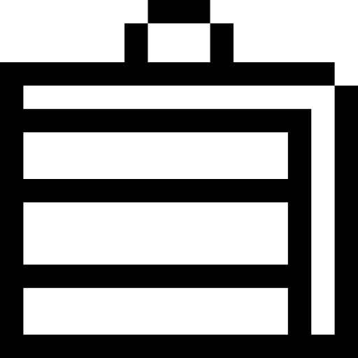 케이크 조각 Pixel Outline icon