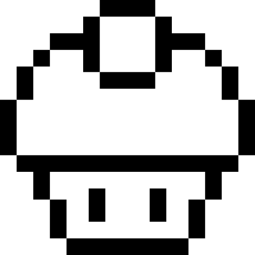 muffinka Pixel Outline ikona
