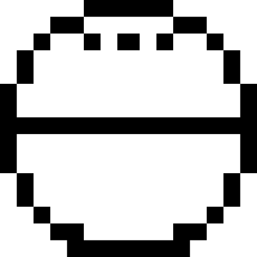 riso Pixel Outline icona