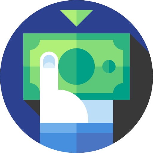 Refund Flat Circular Flat icon